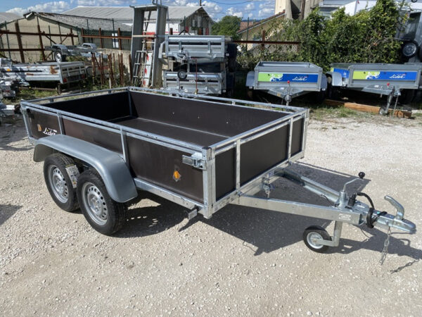 Remolque de madera Lider 45450 251 x 133 cm 500/750 KG PTAC