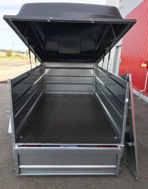 Remolque Lider Florence de 750 kg con capota y laterales dobles