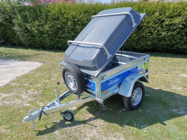 Remolque Alicante + capó abs + rueda de repuesto nueva entregada con 2 años de garantía