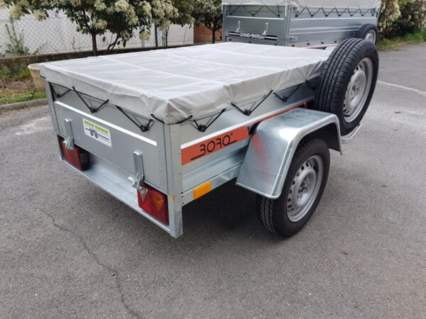 Remolque de equipaje New Boro Niewiadow BO717, 750 kg de peso bruto