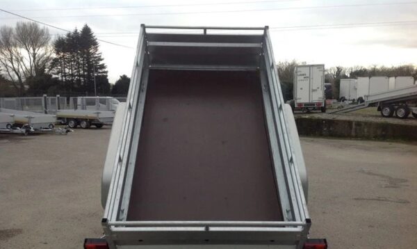 Remolque basculante de alta resistencia Lider, PTAC 1500 kg, ejes dobles con freno nuevos