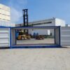 Contenedor de envío de doble puerta de 20 pies (lado abierto)