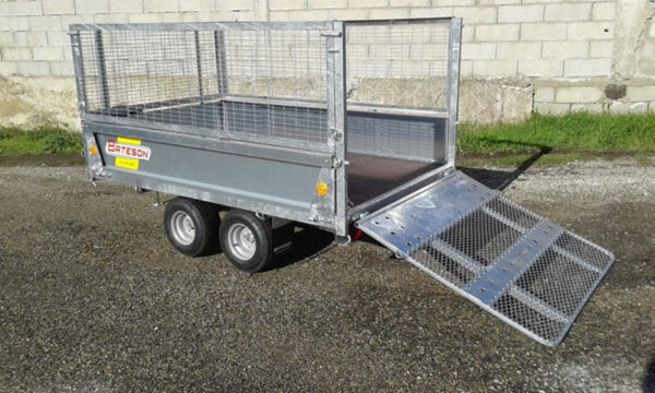 Remolque Bateson 2 ejes Ptac 750 kg