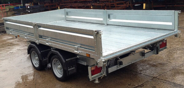 Remolque volquete Indespension de 2 ejes – PTAC 2700 kg