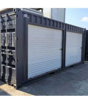 Contenedor de 20 pies con 2 puertas seccionales