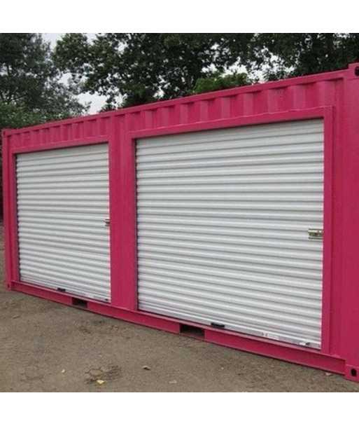 Contenedor de 20 pies con 2 puertas seccionales