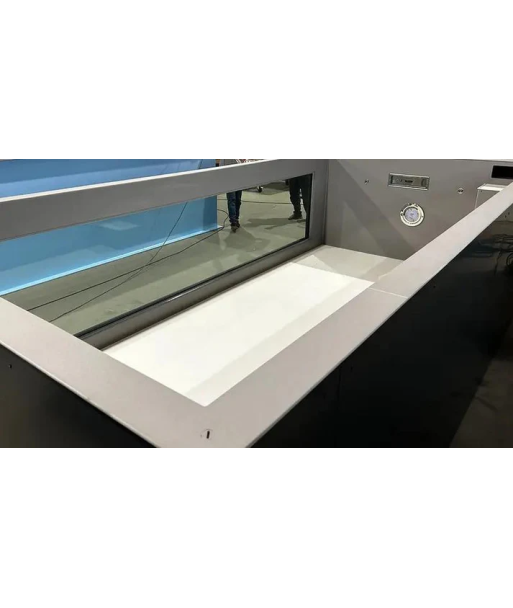 QPPPP Piscina de polipropileno de 6,5m x 2,5m y dotada de ventanal de 4m de ancho