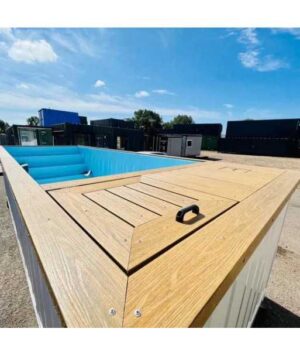 QR Piscinas de contenedores de 6 m cúbicos