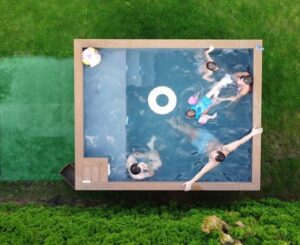 Spa modular con bañera de hidromasaje y paquete de confort, 3,0 m x 2,5 m