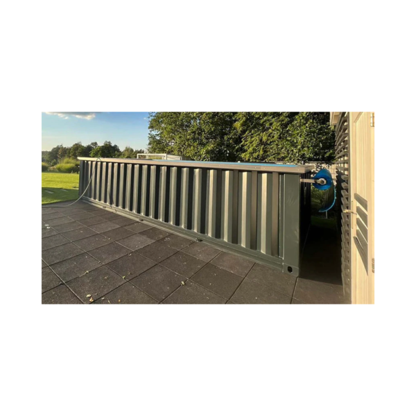 Piscina contenedor lista para usar de 6,2 m x 2,5 m, Pack Confort