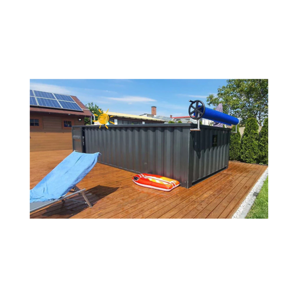 Piscina contenedor lista para usar de 6,2 m x 2,5 m, Pack Confort
